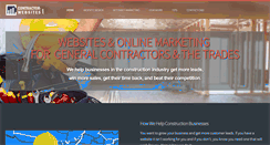 Desktop Screenshot of contractor-websites.com